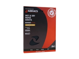 Abracs 32161 Pacote Com 25 Lixas Para Uso A Seco E Úmido, Grão 1200
