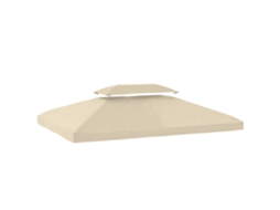 TETO de reposição, duplo, com orifícios de drenagem, proteção UV, 4x3m, creme