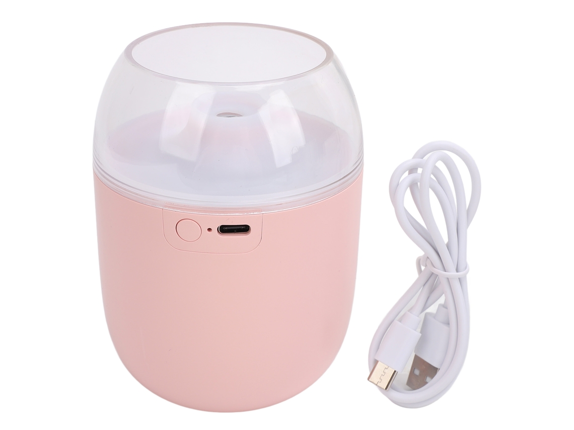 Umidificador De Mesa Usb Portátil Com Luz Noturna, Pequeno E Compacto, Tanque De 240ml, Design Elegante Para Ambiente Saudável