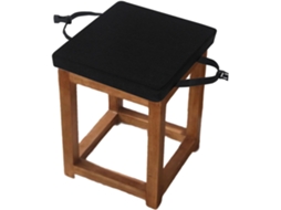 Almofada Quadrada Para Cadeira Com Fivela Antiderrapante, Almofada Macia Para Assento De Banqueta, Jardim, Interior