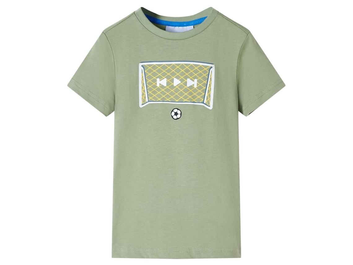 T-shirt Infantil Caqui-claro 116
