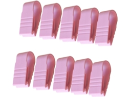 Mikikit Conjunto De 10-prendedores Lençol Rosa Com Fivela Fixa Sem Marcas, Prendedores De Cama Plástico, Acessórios