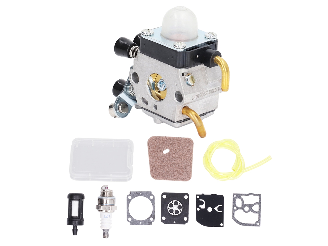Kit de filtro de ar, carburador, vela de ignição e mangueira de combustível para substituição de acessórios de motor Stihl FS38 FS55