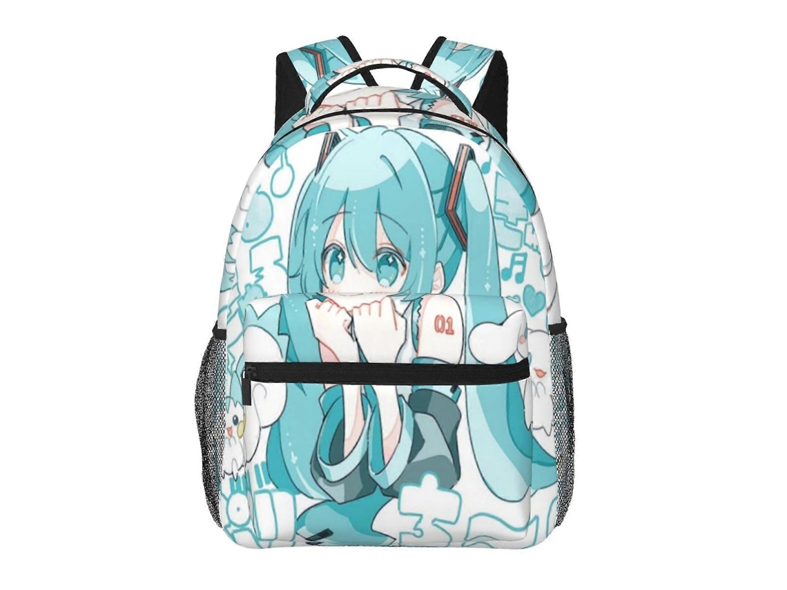 Mochila Hatsune Miku H370 Mochila De Estudante Leve, Durável E À Prova Dágua Com Alça De Ombro Ajustável J370 Olysi Shop