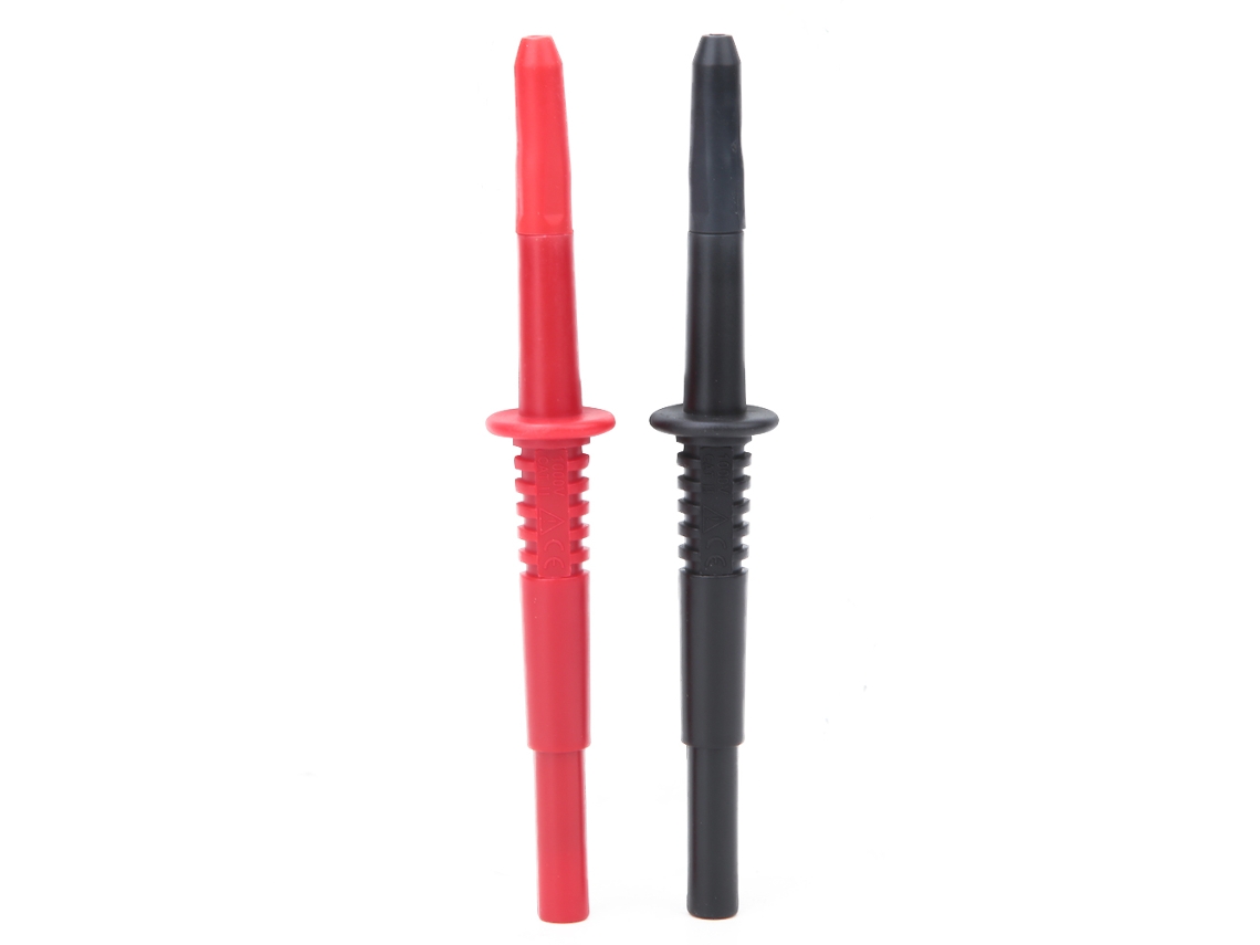 Yuru 2pcs Fio de Teste com Plugue Banana 4mm Sonda para Multímetro Kit de Teste Elétrico P5011