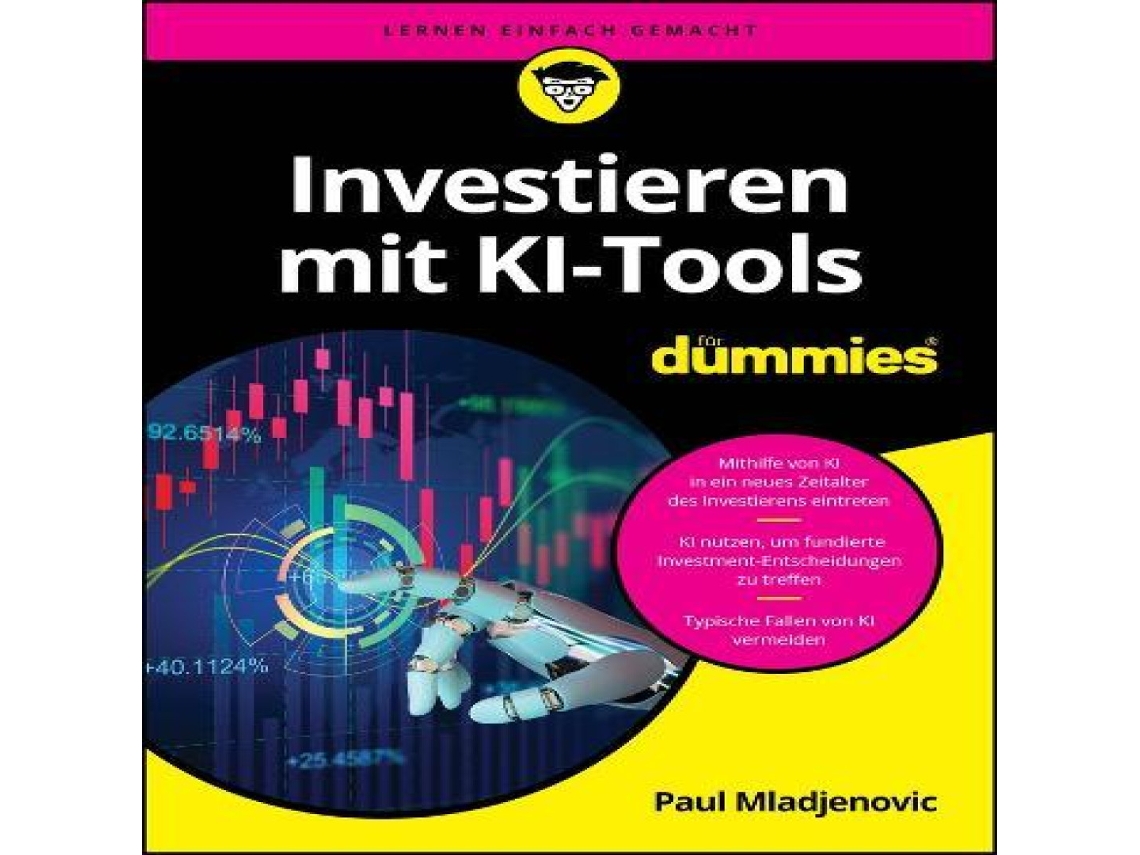 Livro Investieren mit KI-Tools fur Dummies de Paul Mladjenovic (Alemão)