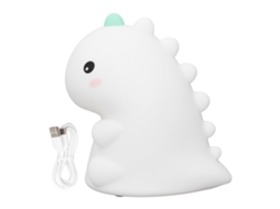 Luz Noturna Dinossauro Silicone Usb S/MARCA