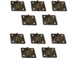 Conjunto De 10 Dobradiças Liga Metálica, Pequenas E Elegantes, Ideais Para Caixas De Madeira Vintage, Portas, Armários E