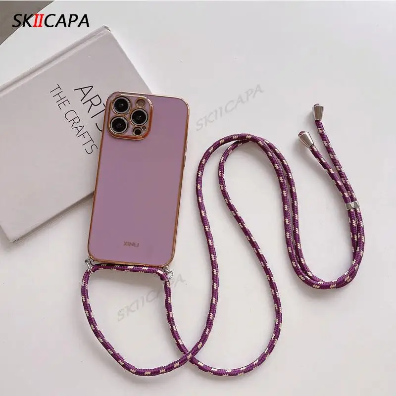 Capa de Silicone Eletrorevestida Roxa para Xiaomi 15t/17 Pro Max MDUG