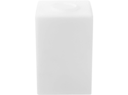Abajur Quadrado De Vidro Fosco, 4,2 Cm De Diâmetro, Para Luminária Pendente, Peça De Reposição.
