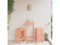 Vidaxl Bancos De Bar 2 Pcs 40x36x75 Cm Madeira De Douglas Maciça