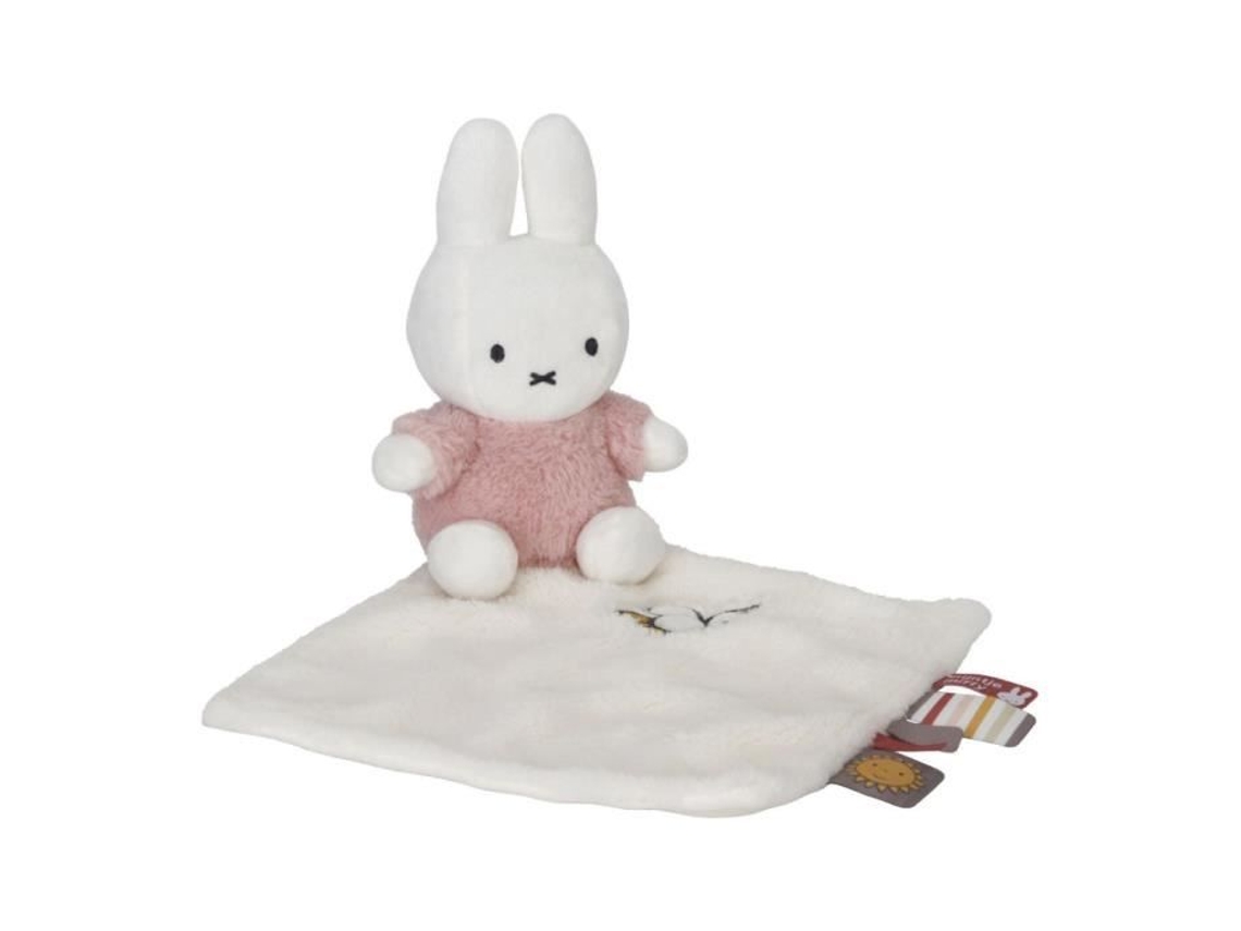 Doudou Plat Miffy Fluffy Rosa Bebé Mistó