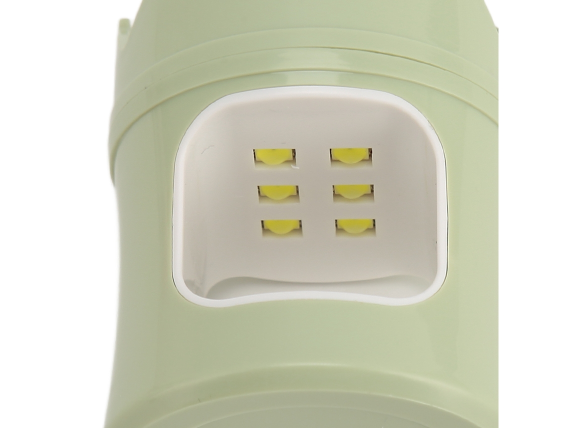 Mini Lâmpada Para Unhas (secagem Rápida, Portátil E De Mão, Verde) Eoocoo