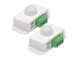 Lurelia Interruptor Com Sensor De Movimento Pir, 2 Peças, 24 V, Dc 12 V, 120°, Ip20, Para Iluminação Led