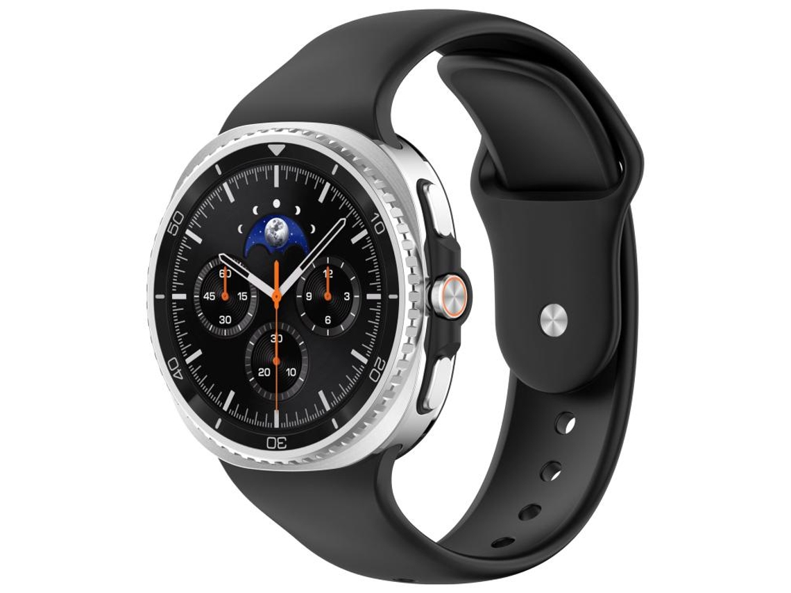 Pulseira Para Samsung Galaxy Watch 8 / 8 Classic - Silicone Com Fivela Reversa