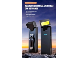 Lanterna De Trabalho Led Cob Recarregável Usb Magnética