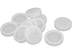 Ventilador de Ventilação Redondo Perfurado em Plástico para Armário de Móveis, Aberturas de CHABERLU