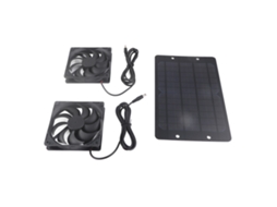 Kit De Ventilação Solar Laxiscreed Com Ventilador Para Extração De Ar Exterior