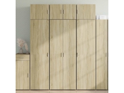 Vidaxl Armário Alto 70x42,5x185 Cm Derivados Madeira Carvalho Sonoma