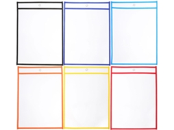 Blocos De Anotações Reutilizáveis E Resistentes Para Quadro Branco, Meninos E Meninas, Pacote Com 6 Unidades,