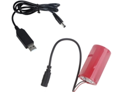 Adaptador Usb Para Eliminador De Bateria Lr20 D 1,5v - Cabo