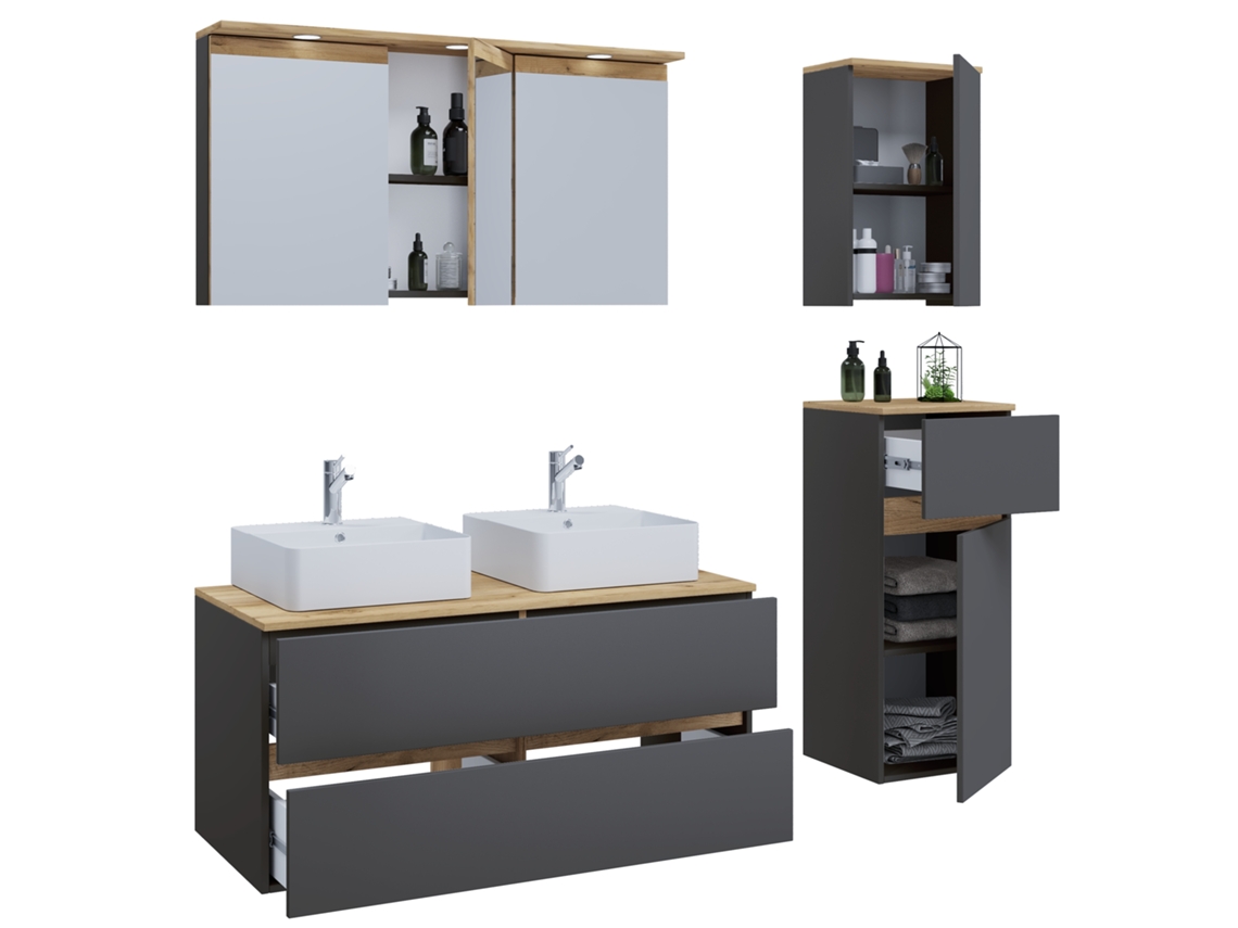 Conjunto de Móveis para Banheiro com Lavatório Cosila a 111 VCM