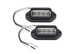 Luz de placa de 6 LEDs: Iluminação externa para carros, barcos, motocicletas, aeronaves, autocaravanas, caminhões e reboques (RVs)