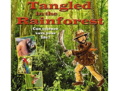 Livro tangled in the rainforest de gerry bailey (inglês)