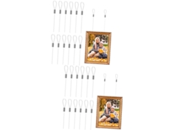 Conjunto de 24 Cordas Invisíveis para Pendurar Decorações de Casa, Incluindo Cordões para Pendurar Quadros