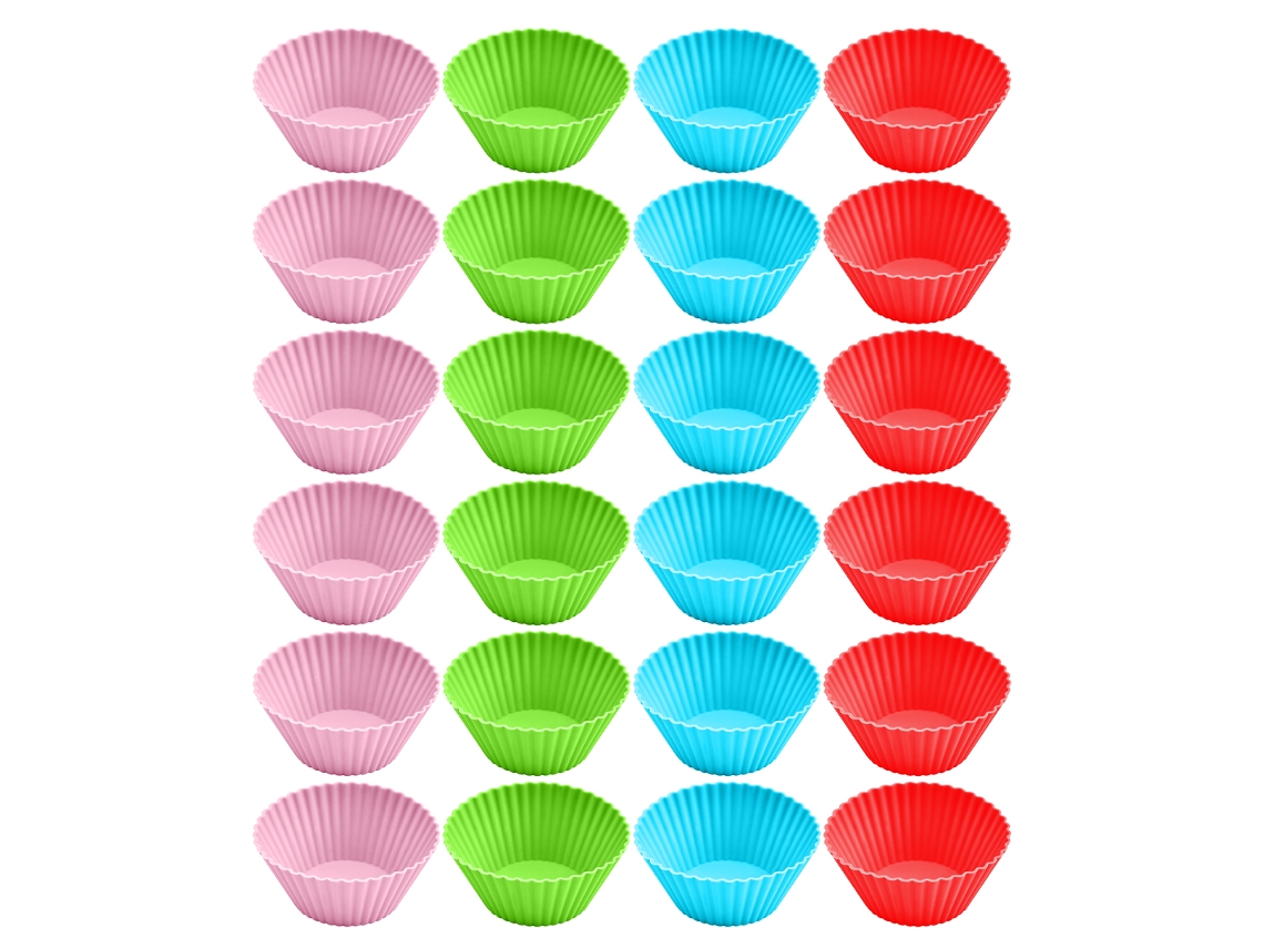 Forma de Silicone para Mini Cupcakes Forros e Copos para Sobremesas RNEMITERY