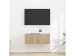 Vidaxl Armário De Tv De Parede 2 Pcs Sonoma 39 X 31 X 29,5 Cm