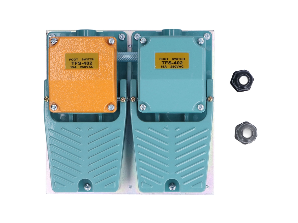 Chave de Pé Auto reset 2a 2f de Ligação Alumínio 15a Pedal Controle Elétrico