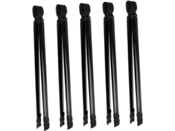 Pinças De Metal Toyvian Para Lareira, 5 Peças, Para Churrasco Ao Ar Livre, Pinças Para Lenha Camping E Aquecimento Com