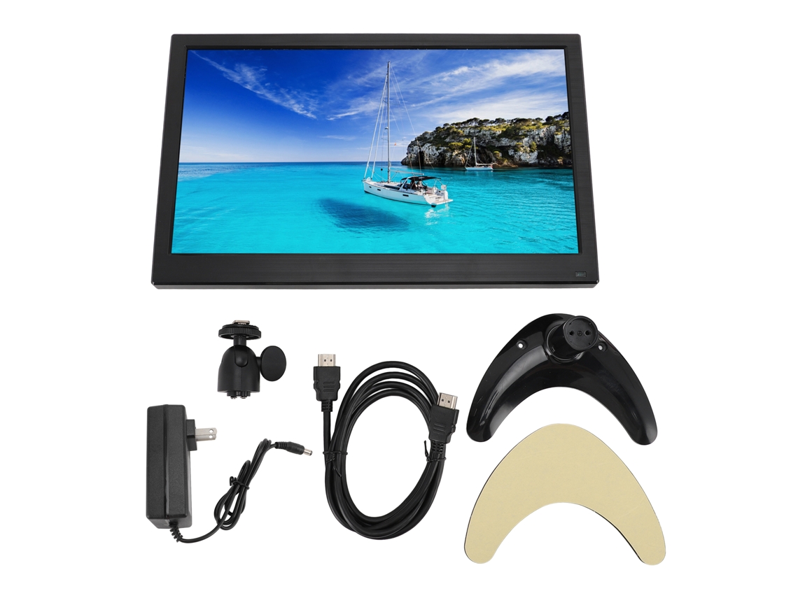 Monitor Externo LAXISCREED 14 Polegadas Hd com Alto falantes
