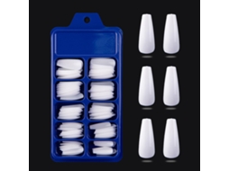 Dicas De Unhas Falsas Ballerina Coffin 100pcs/box 10 Tamanhos Full Cover Para Arte De Unhas Diy
