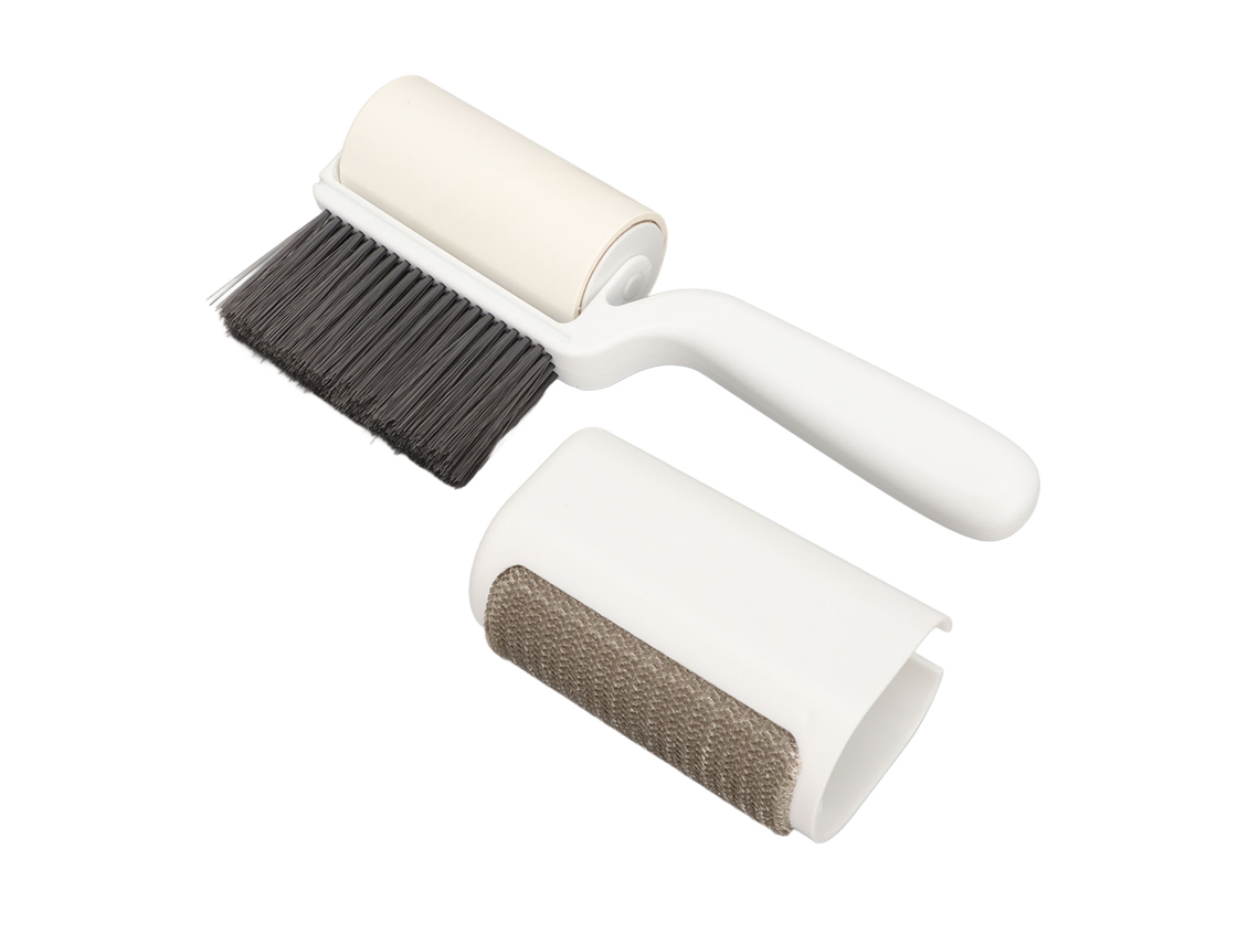 Rolo adesivo multifuncional para remover pelos de roupas, sofás e tapetes.