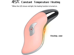 Gua Sha Ferramenta De Beleza E Pele Para Rosto E Pescoço Aquecida Presentes Tamanho De Viagem Facial Olhos Corporais Rosa Bestvite