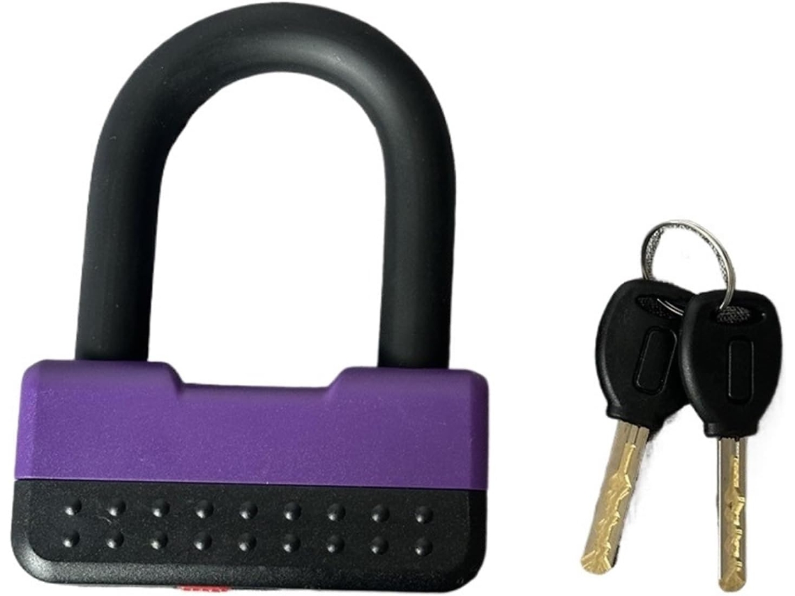 Cadeado para Guidão de Motocicleta em Forma U Bicicletas com Alta Resistência Carros Antifurto: Este