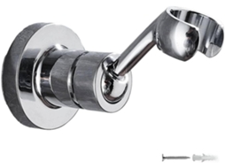 Suporte Para Chuveiro Com Rotação De 360°, Chuveiro De Parede Ajustável Com Parafusos.