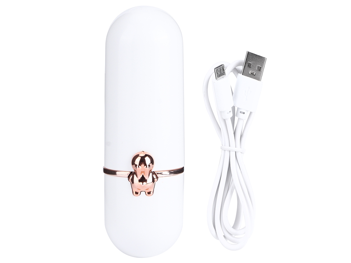 Ventilador Mini Plegable Portátil Usb Recargable Branco