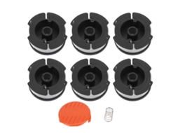 Primerox Rolo Fio para Cortador de Grama AF 100 com 6 Rolos de Nylon e Tampa
