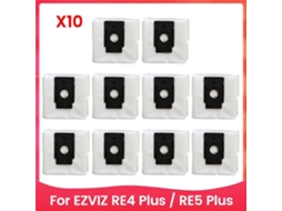 10pcs Reposição Sacos Pó Para Re4 Plus / Re5 Varredura Roboat Aspirador Acessórios Spar