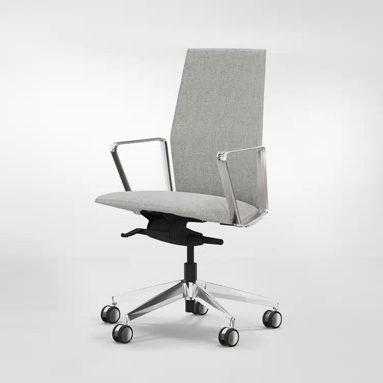 Cadeira Escritorio Executiva Ergonómica FORMA 5 Allure Artic Qualidade Superior