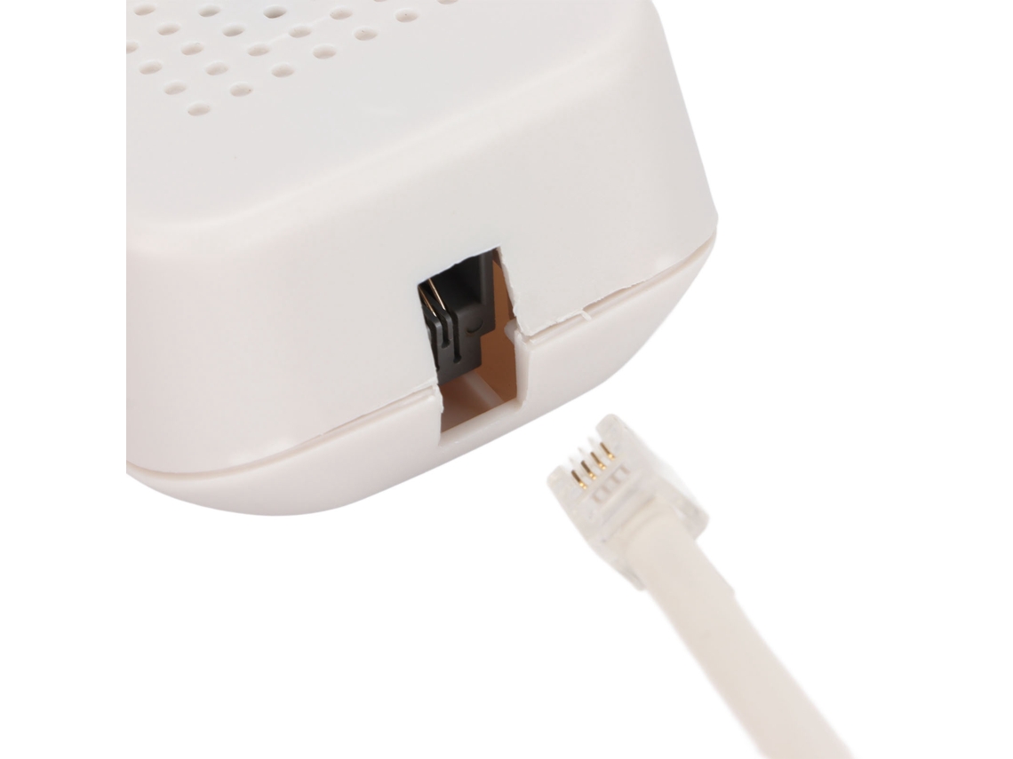 Aetheria telefone Fixo Kx t2026cid com Identificação de Chamadas 24 Tons de Chamada Sem Bateria Branco
