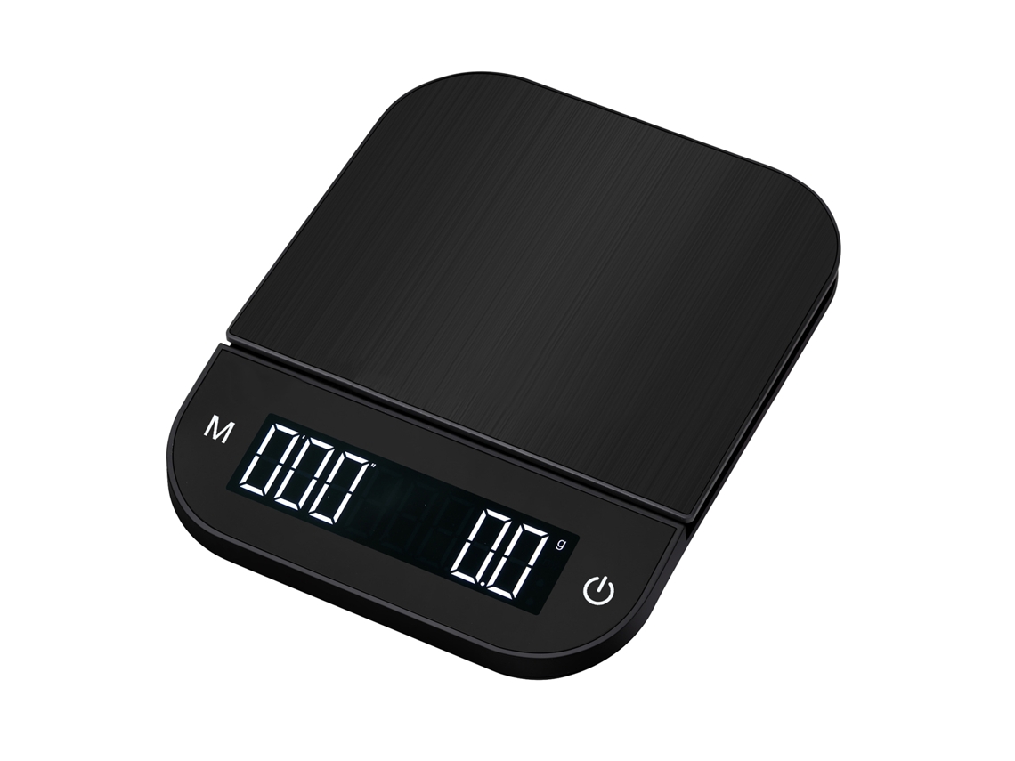 Balança de Café Multifuncional AQUAFORGE com Temporizador, Mini Digital