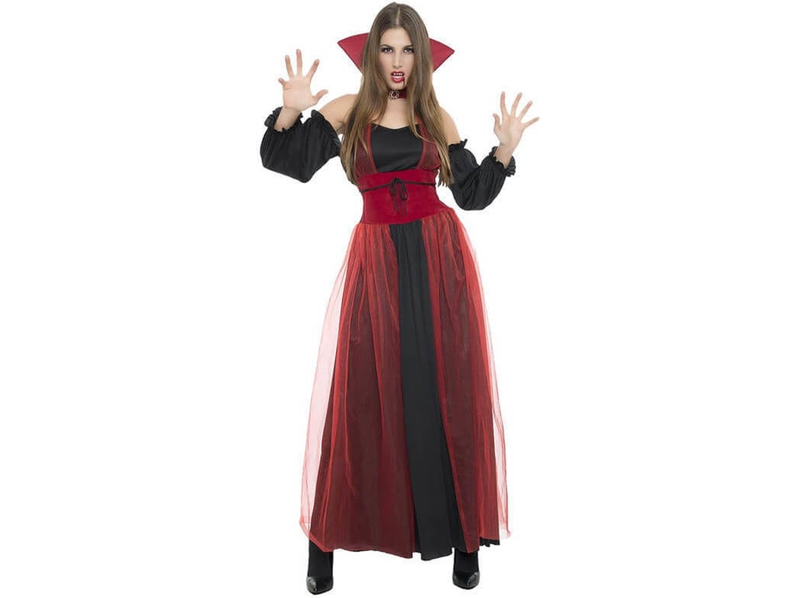 Fato de Mulher DISFRAZZES Vampira Com Tule (Tam: M/L)