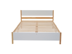Estrado De Madeira Para Cama De Casal 140x200 Cm - Branco