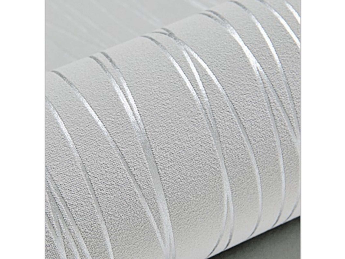 Papel De Parede Texturizado Para Sala De Estar, Revestimento De Parede Não Tecido Com Estampa 3d Moderna, Listrado E Em Relevo, À Prova Dágua, Fácil