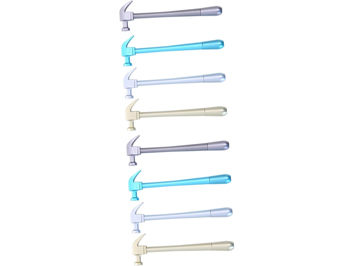 Conjunto De 8 Canetas Em Gel Ukcoco Com Ponta Fina, Nas Cores Dourada,