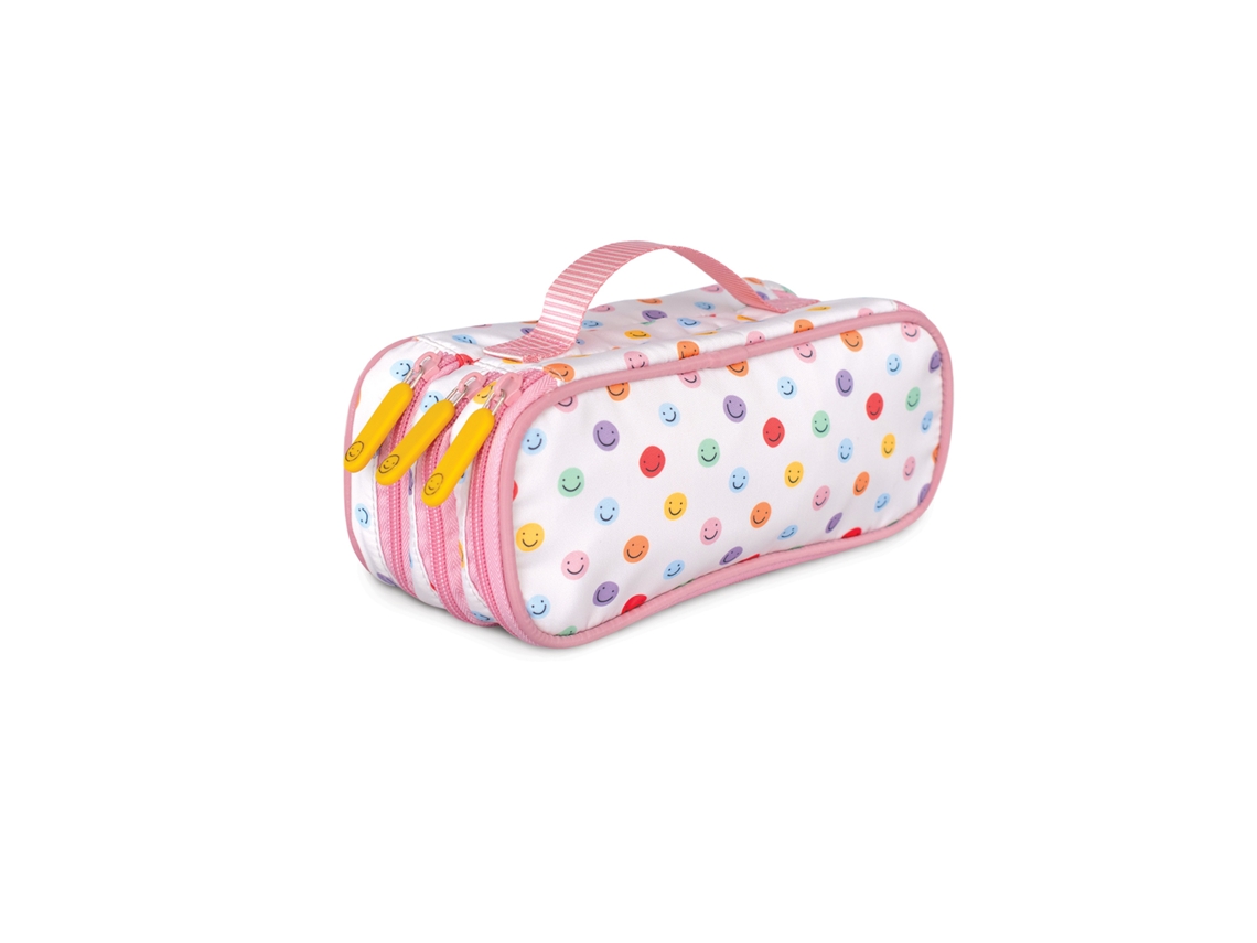 Estojo Triplo Firmo Eco Smile Up 9x22x9cm